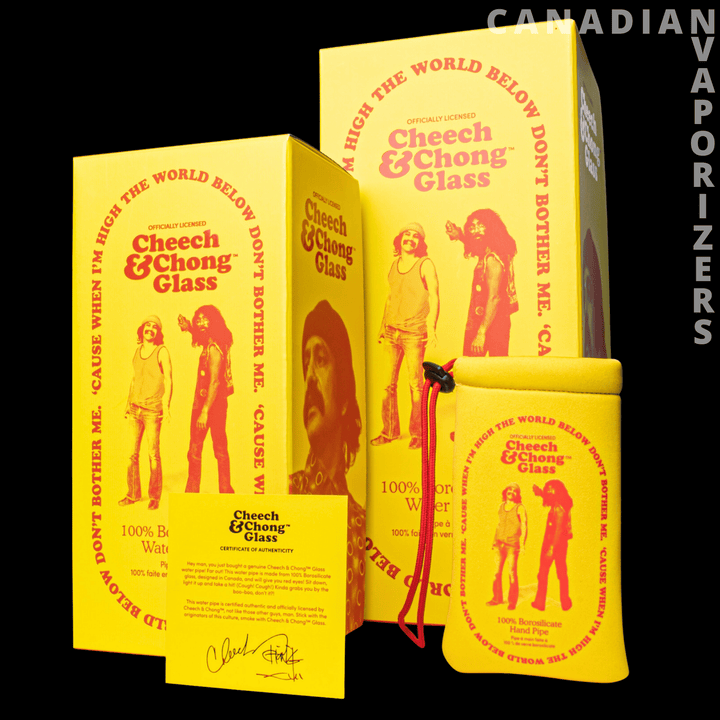 Cheech And Chong 15" 7mm Thick Commemorative 50th Anniversary Beaker Tube - Canadian Vaporizers