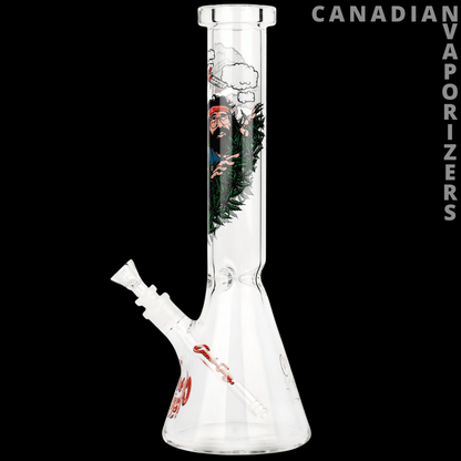 Cheech And Chong 15&quot; Fields of Green Beaker Tube - Canadian Vaporizers