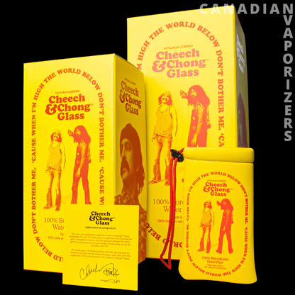 Cheech &amp; Chong 10&quot; &amp; 15&quot; Pop Art Beaker Base Water Pipe - Canadian Vaporizers