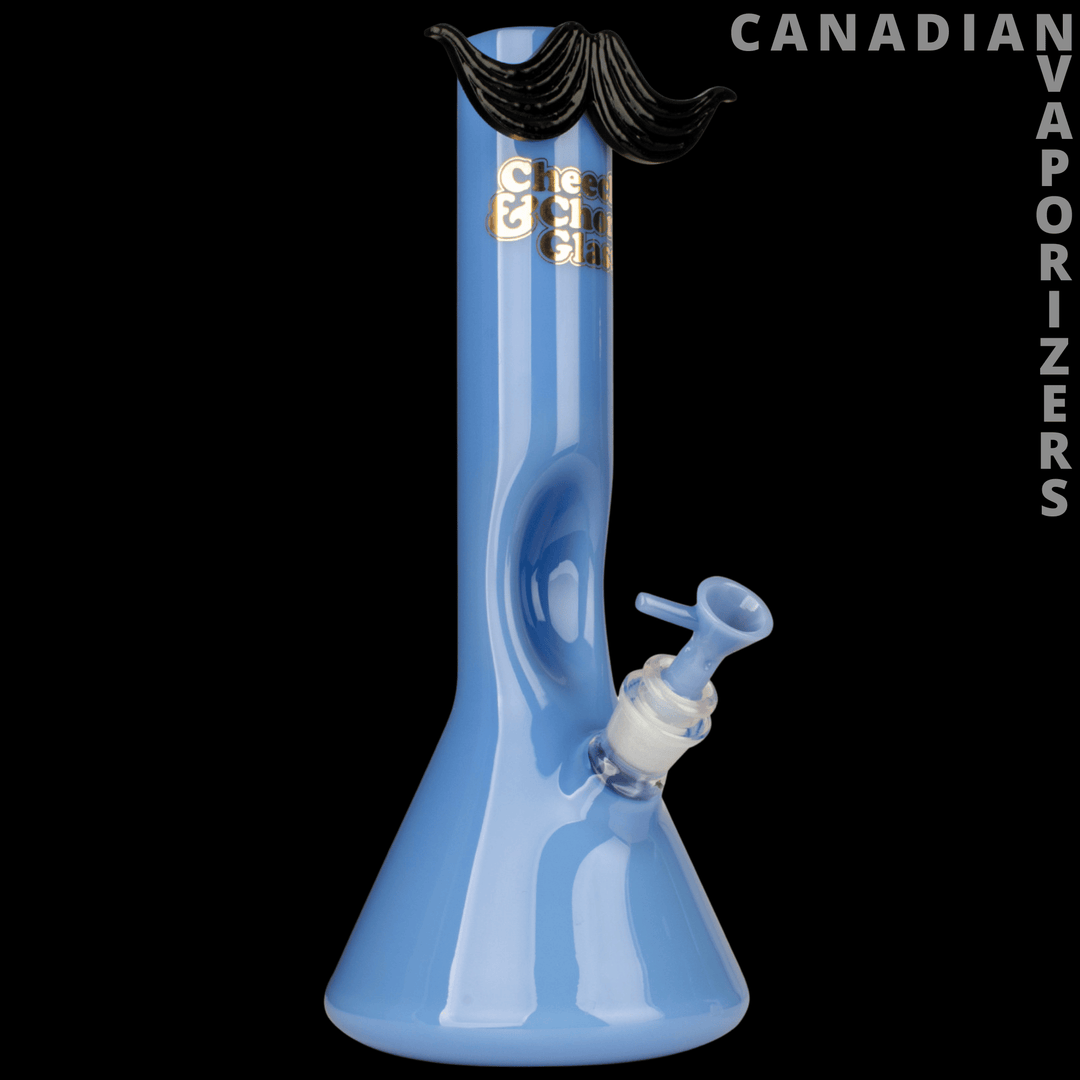 Cheech & Chong 12" Moustache Ride Beaker Base Water Pipe - Canadian Vaporizers