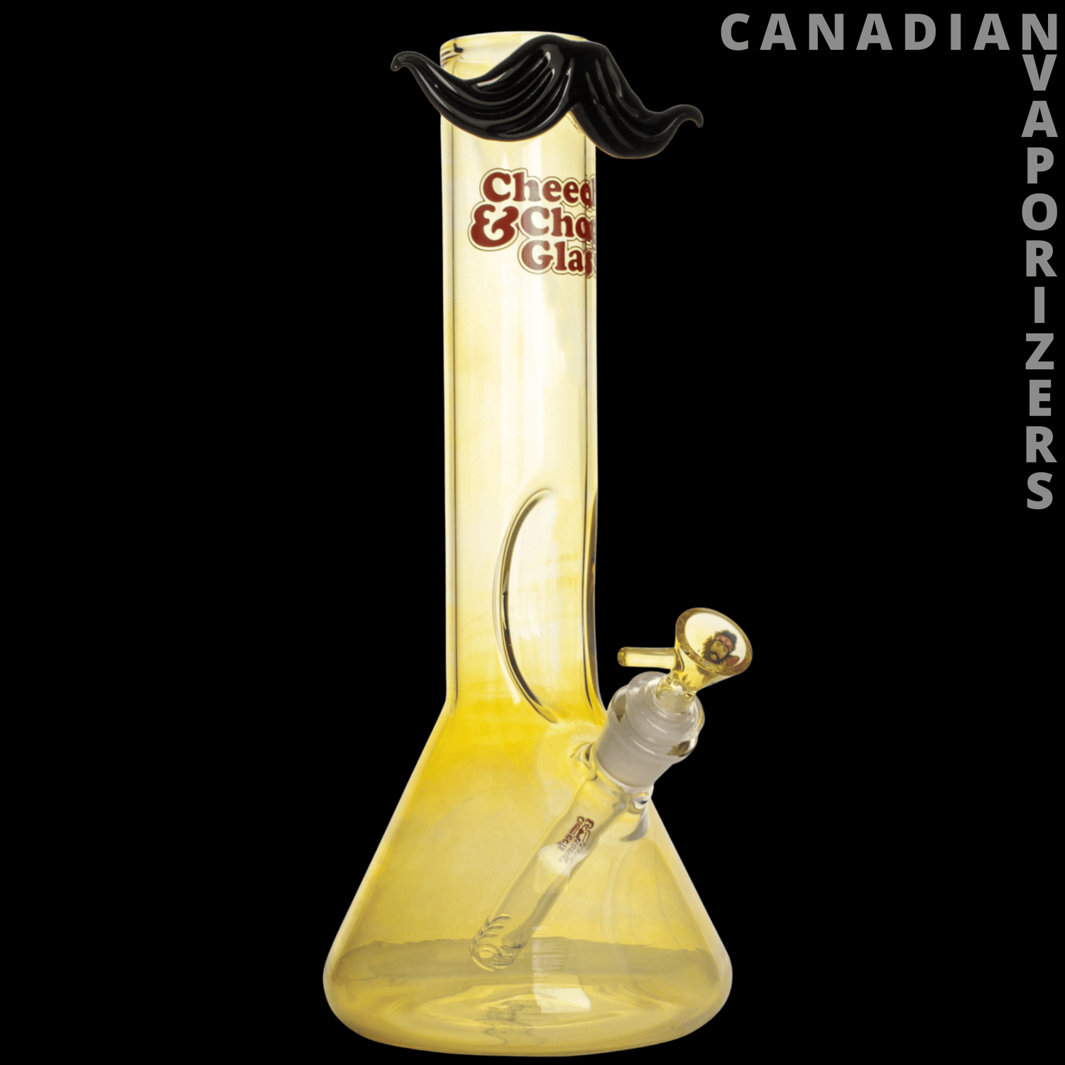 Cheech &amp; Chong 12" Moustache Ride Beaker Base Water Pipe - Canadian Vaporizers
