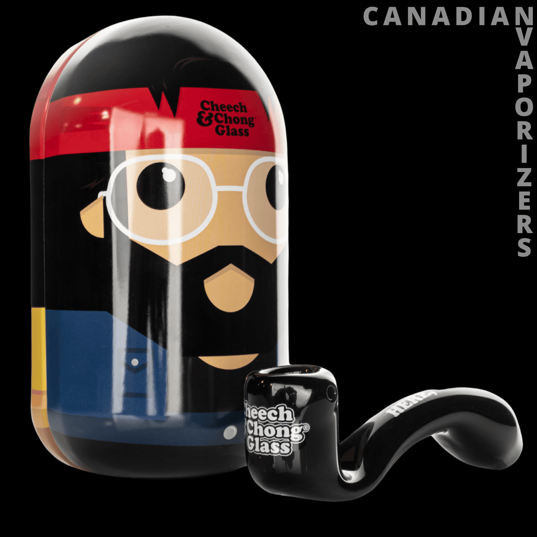 Cheech & Chong 5.5" Dave's Not Here, Man Sherlock Hand Pipe in Collectible Tin (Limited Edition) - Canadian Vaporizers