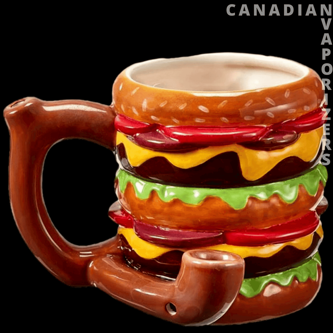Cheeseburger Mug Pipe - Canadian Vaporizers