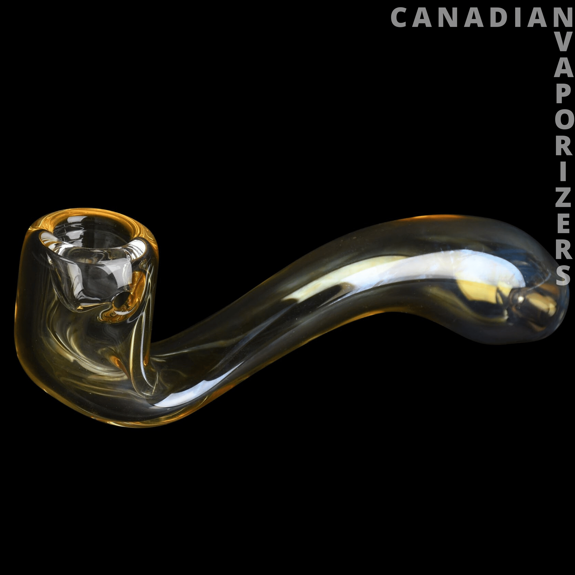Color Changing | Red Eye Glass 5.5&quot; Sherlock Hand Pipe - Canadian Vaporizers