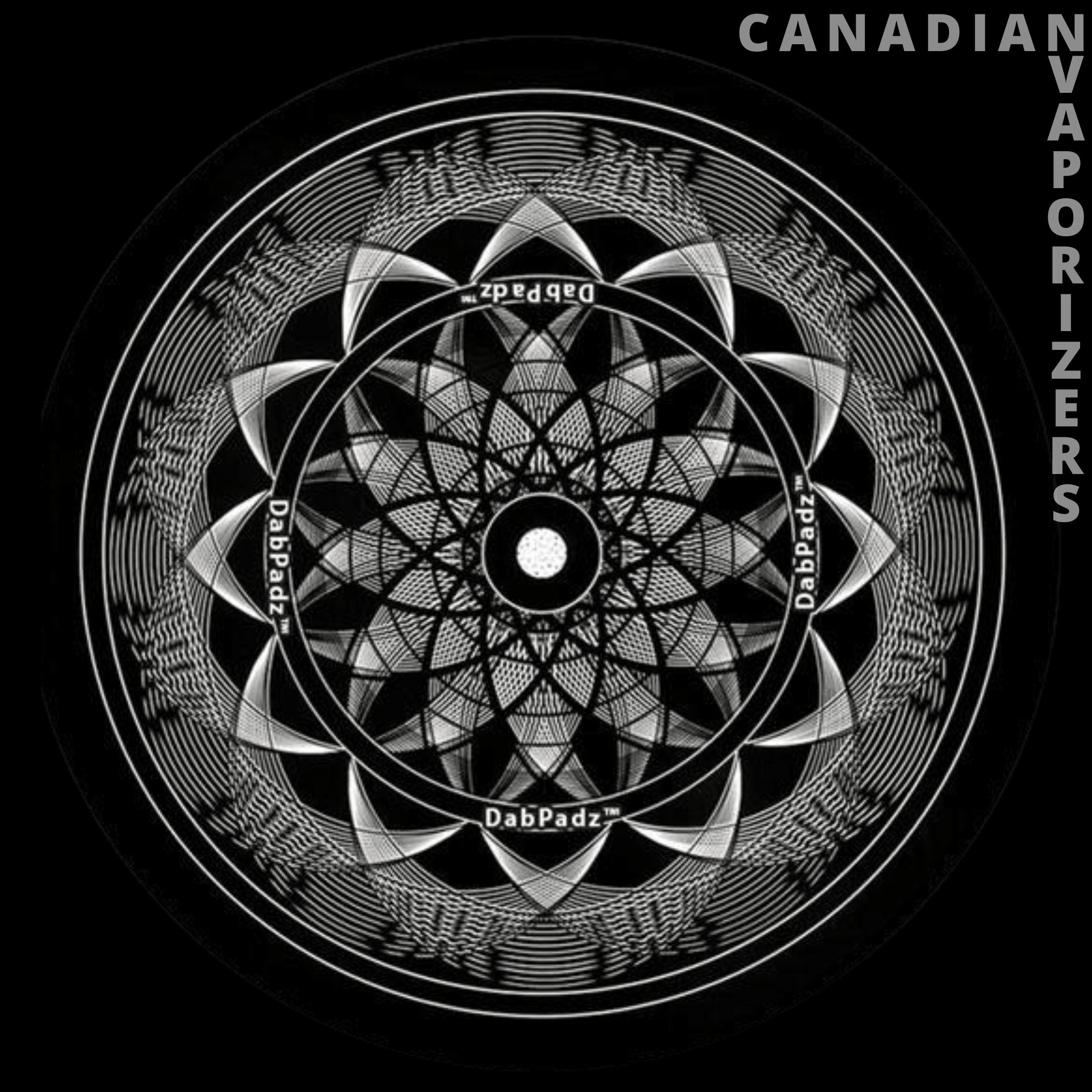 DABPADZ 5&quot; ROUND FABRIC TOP 1/4&quot; THICK - Canadian Vaporizers