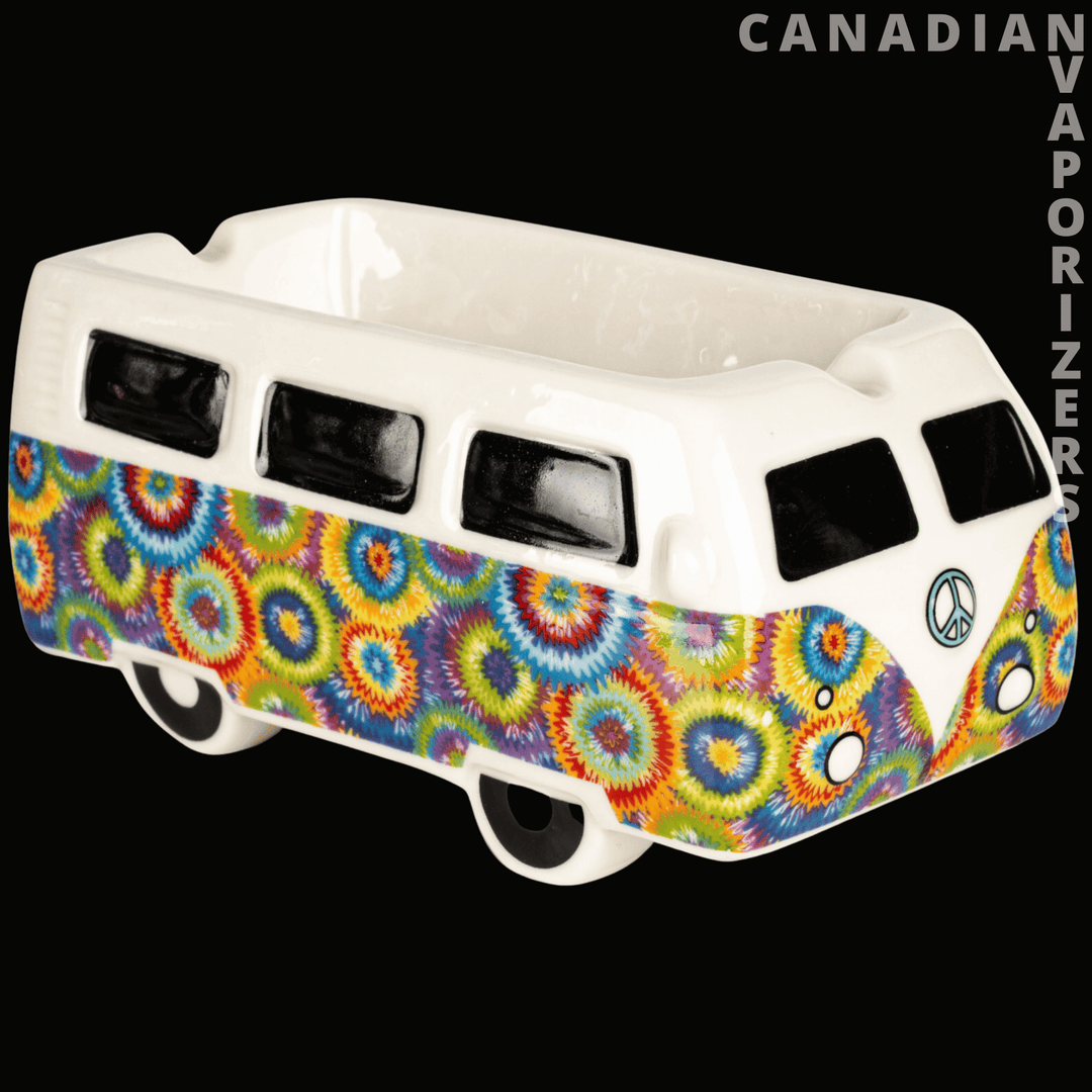 Flower Power Vintage Bus Ashtray - Canadian Vaporizers