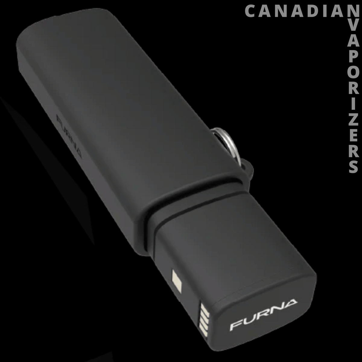 Furna Oven Carrier Case - Black Furna oven carrier case with a long tapered body and branded end cap.