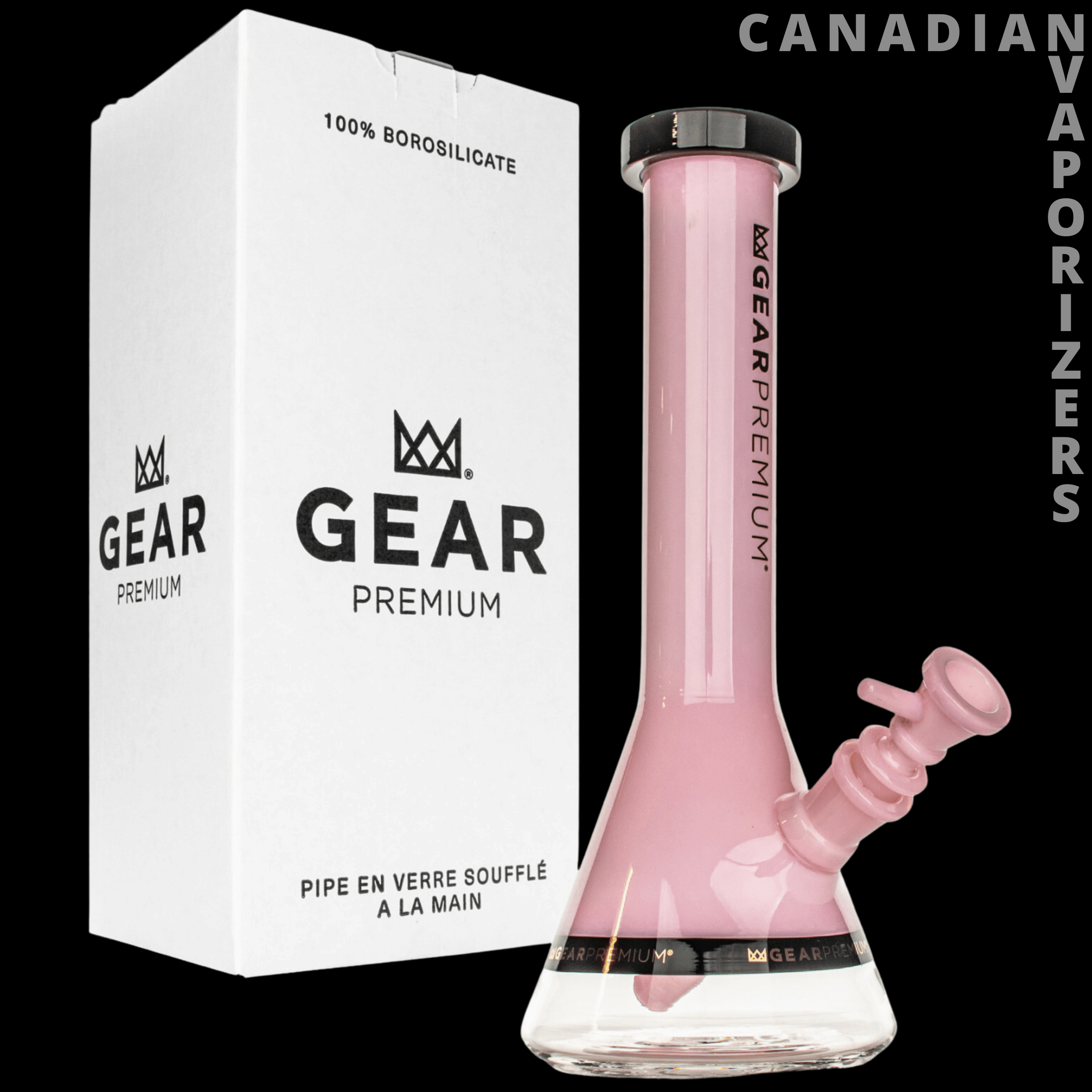 Gear Premium 12&quot; Tuxedo Beaker Base Water Pipe (Limited Edition) - Canadian Vaporizers