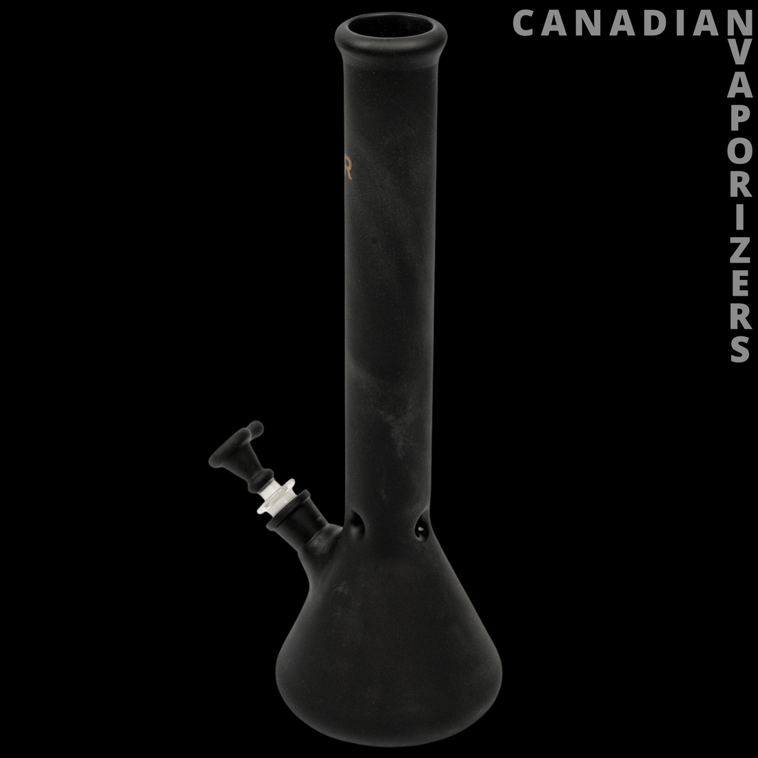 Gear Premium 14&quot; Frosted Black Beaker Tube - Canadian Vaporizers