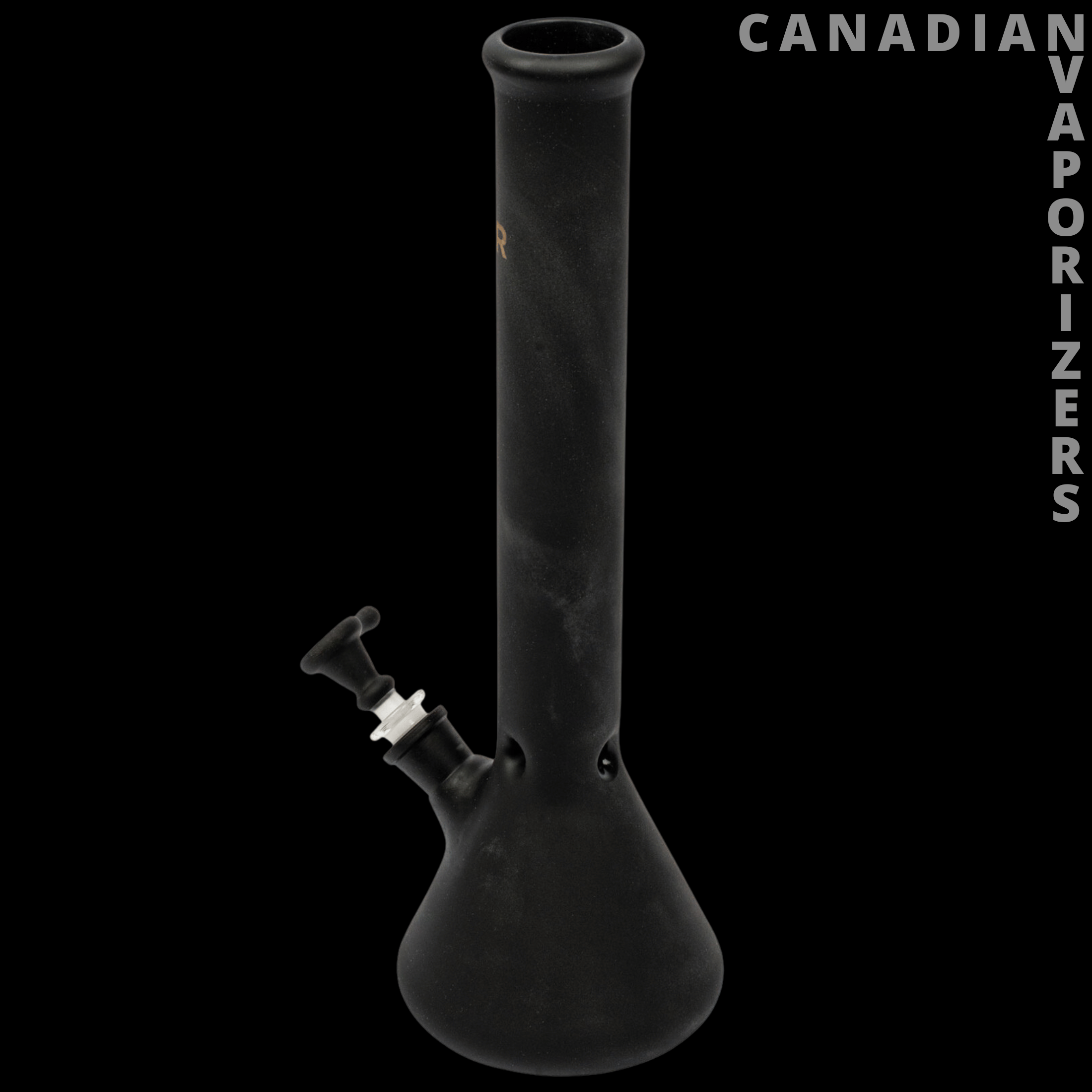 Gear Premium 14&quot; Frosted Black Beaker Tube - Canadian Vaporizers