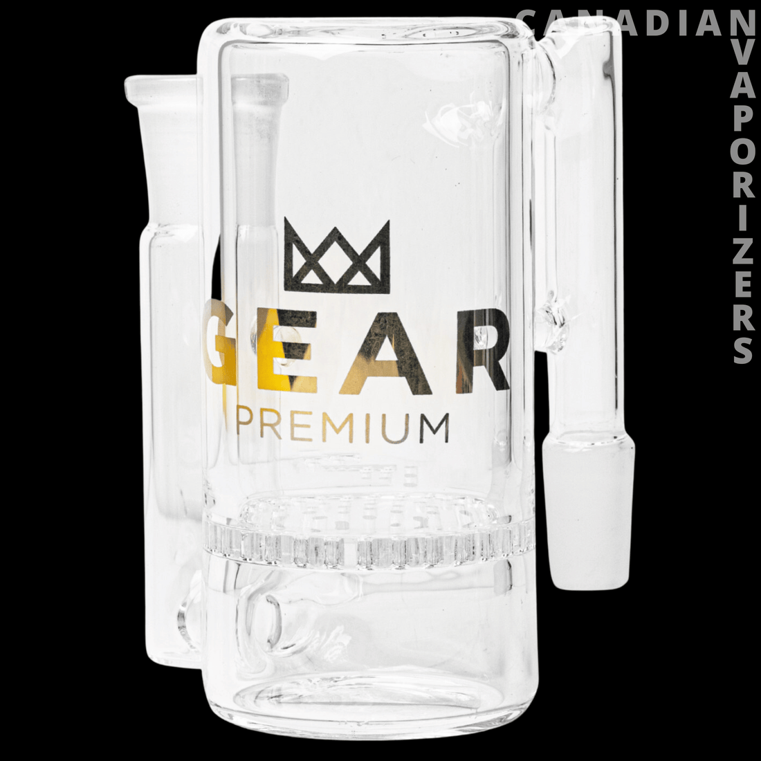 Gear Premium 14mm 90 Degree Honeycomb Perc Ash Catcher - Canadian Vaporizers