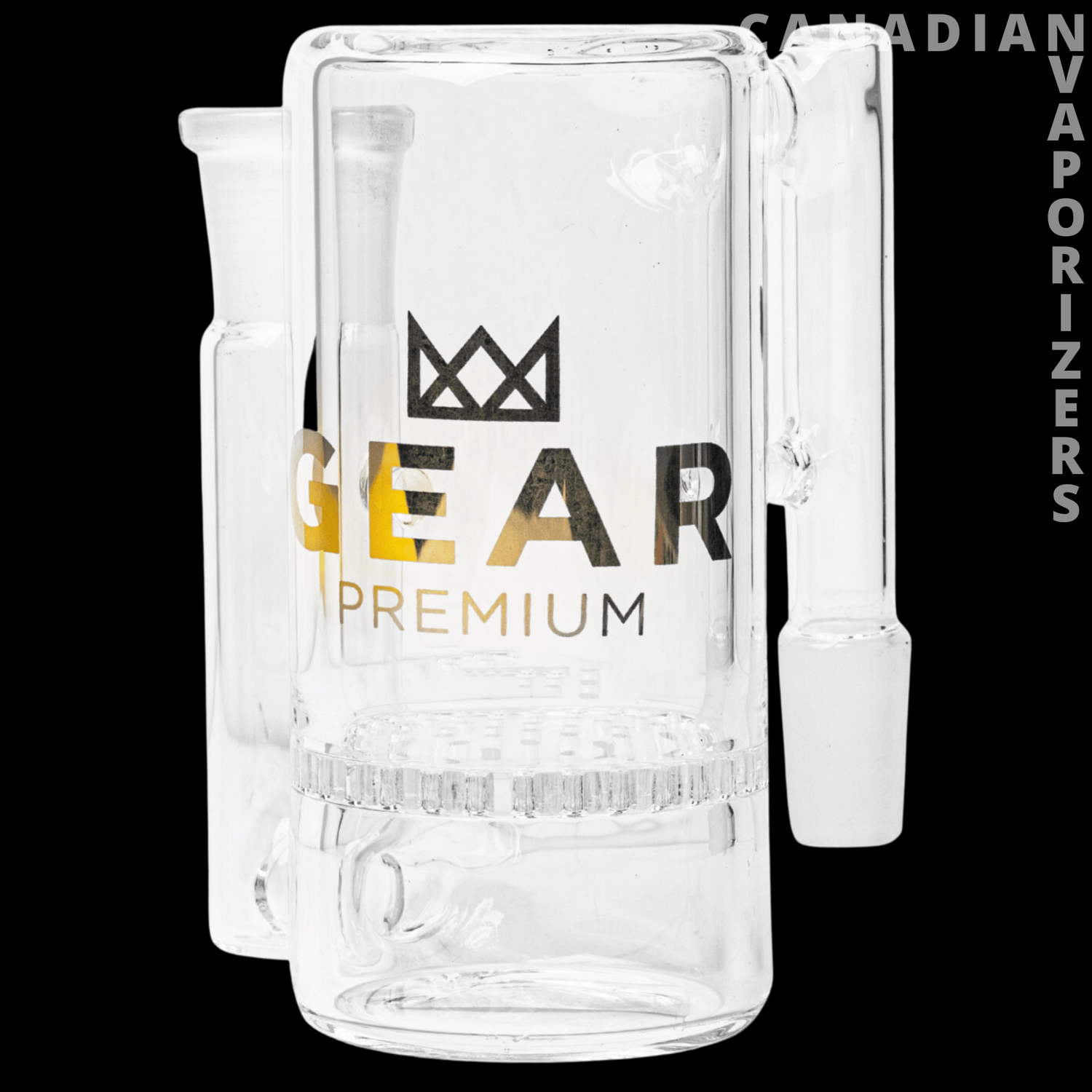 Gear Premium 14mm 90 Degree Honeycomb Perc Ash Catcher - Canadian Vaporizers