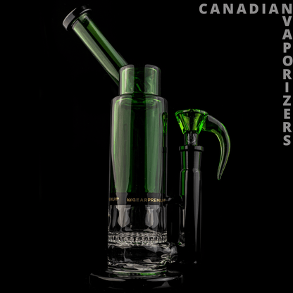 GEAR Premium 6" Tall Fresh Concentrate Bubbler W/Honeycomb Perc - Canadian Vaporizers