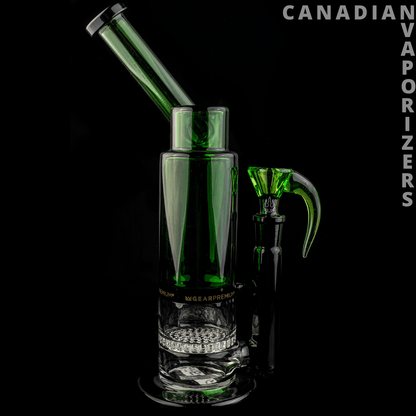 GEAR Premium 6" Tall Fresh Concentrate Bubbler W/Honeycomb Perc - Canadian Vaporizers