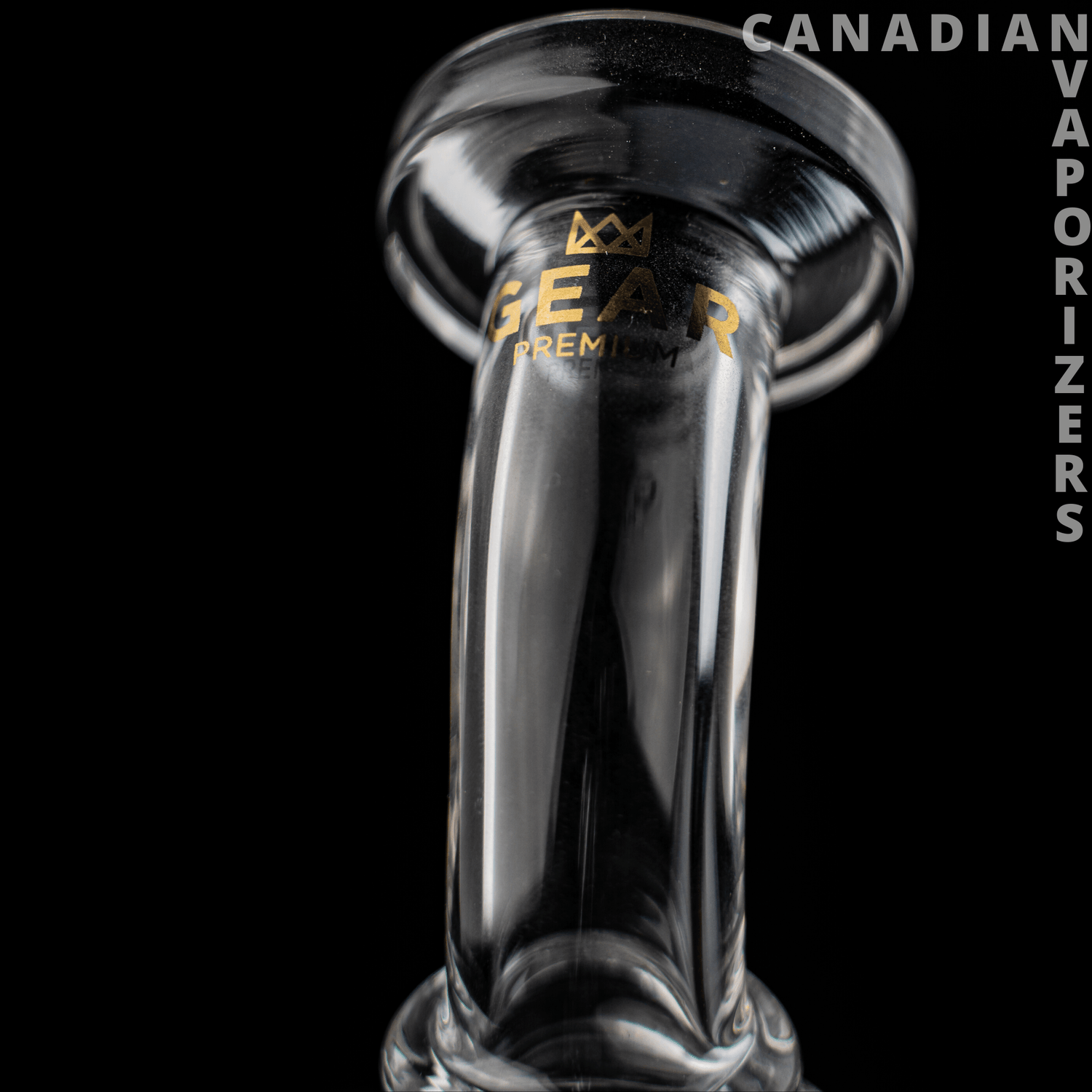 Gear Premium | 7.5&quot; Tall Mini Swiss Globe Concentrate Bubbler with UFO Perf &amp; Quartz banger - Canadian Vaporizers