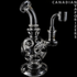 Gear Premium | 7.5" Tall Mini Swiss Globe Concentrate Bubbler with UFO Perf & Quartz banger - Canadian Vaporizers