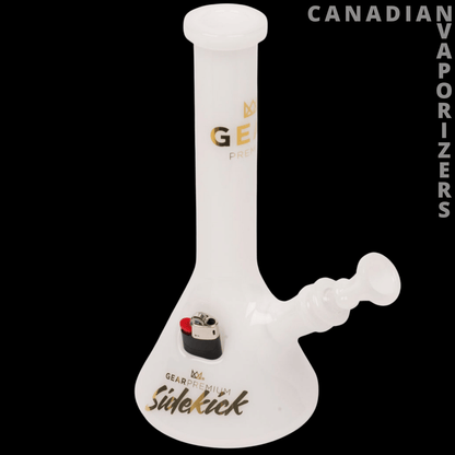 Gear Premium | Color Changing Sidekick 9&quot; Tall Mini Beaker Tube W/Built-In Mini Lighter Holster - Canadian Vaporizers