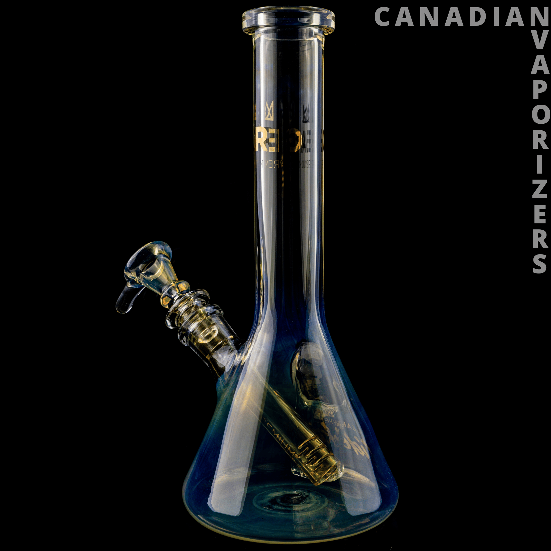 Gear Premium | Color Changing Sidekick 9&quot; Tall Mini Beaker Tube W/Built-In Mini Lighter Holster - Canadian Vaporizers