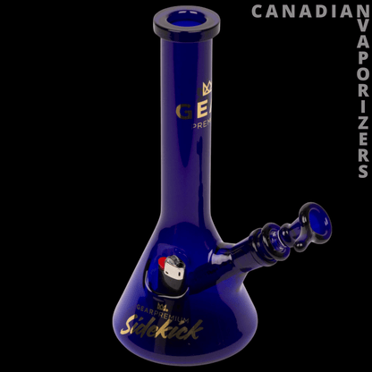Gear Premium | Color Changing Sidekick 9&quot; Tall Mini Beaker Tube W/Built-In Mini Lighter Holster - Canadian Vaporizers