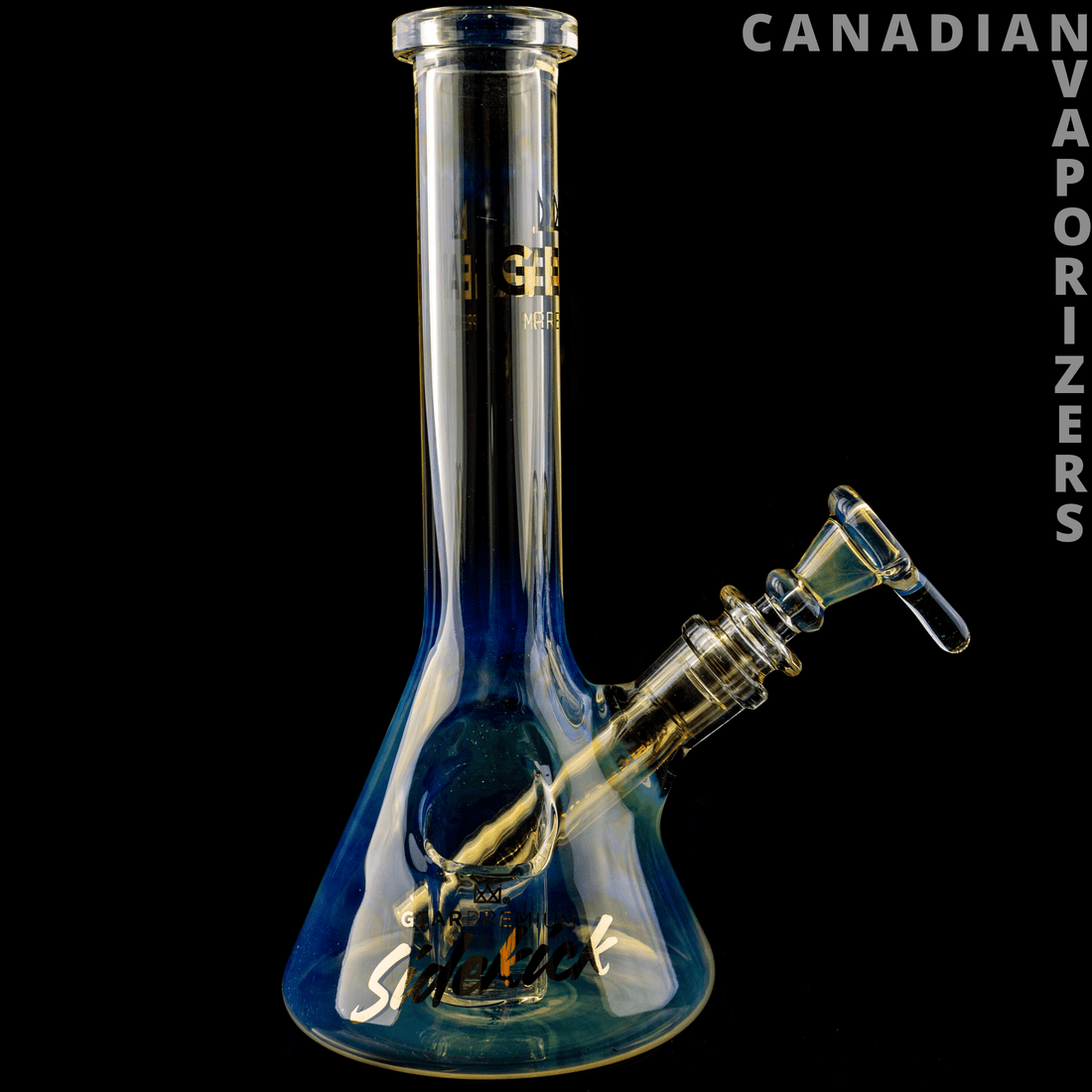 Gear Premium | Color Changing Sidekick 9&quot; Tall Mini Beaker Tube W/Built-In Mini Lighter Holster - Canadian Vaporizers