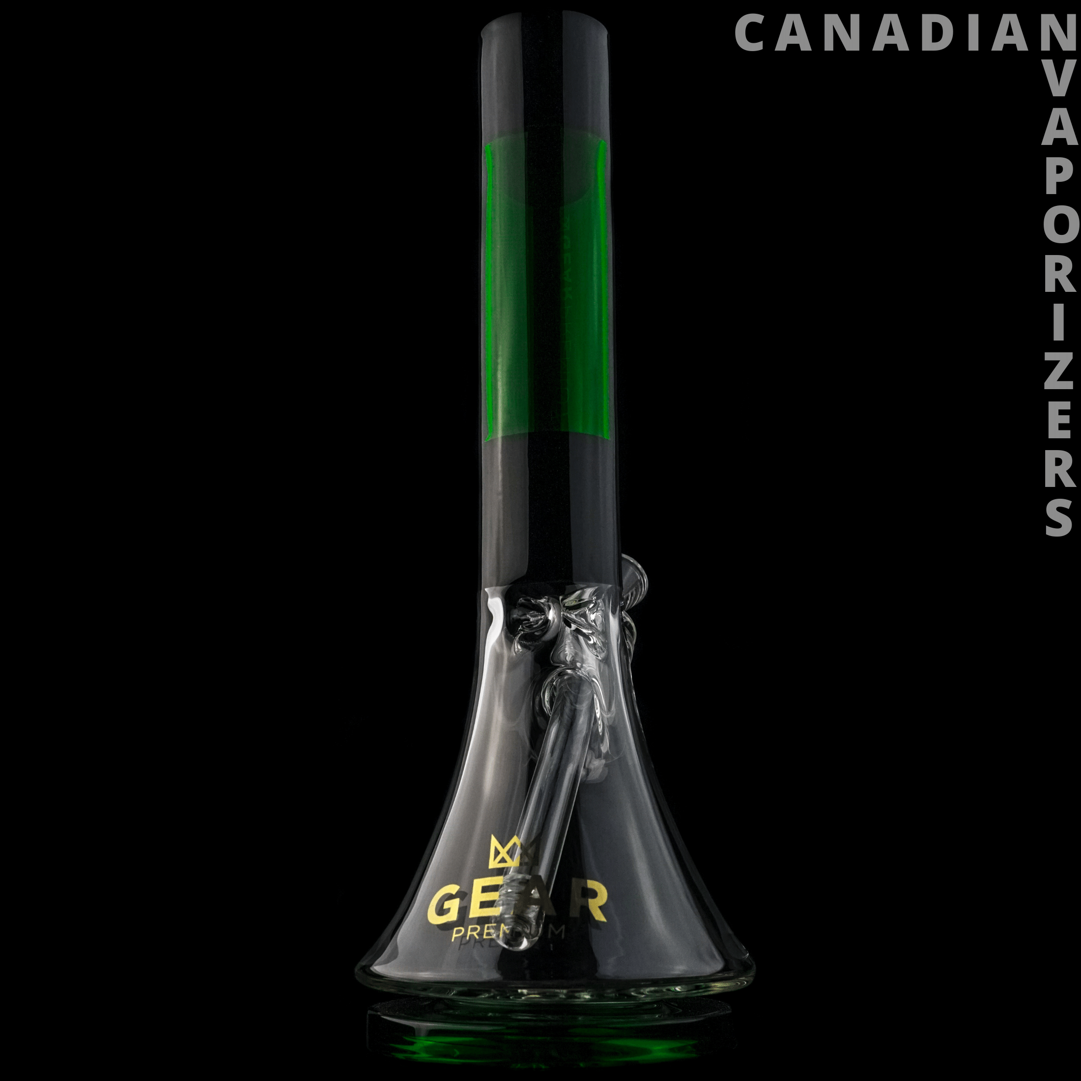 Gear Premium | Green 13" Hylton Beaker Tube - Canadian Vaporizers