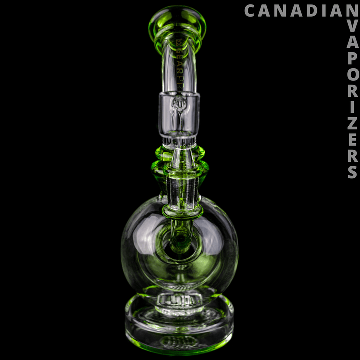 Gear Premium | Lime Green 8" Nucleus Concentrate Bubbler - Canadian Vaporizers