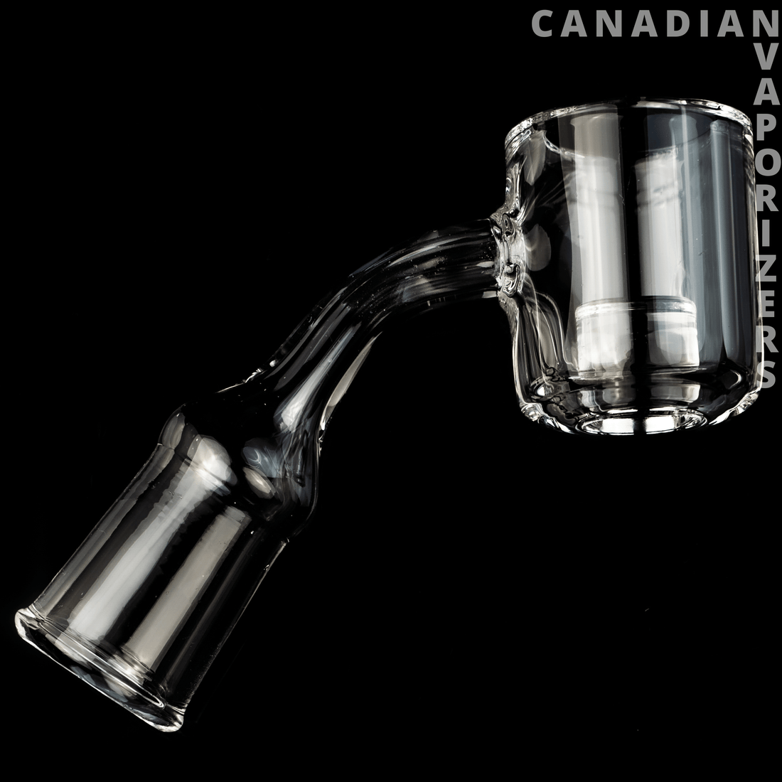 GEAR Premium Quartz 14MM Female 45 Degree Hard Core Banger With Solid Heat Retention Core - Canadian Vaporizers