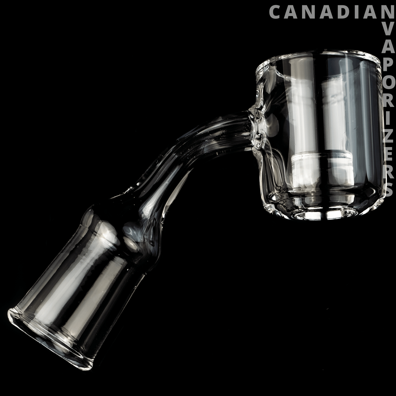 GEAR Premium Quartz 14MM Female 45 Degree Hard Core Banger With Solid Heat Retention Core - Canadian Vaporizers