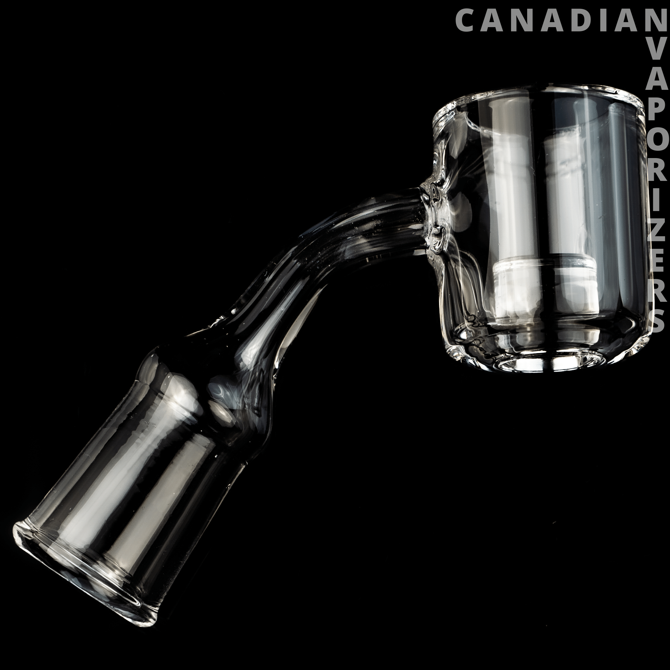 GEAR Premium Quartz 14MM Female 45 Degree Hard Core Banger With Solid Heat Retention Core - Canadian Vaporizers