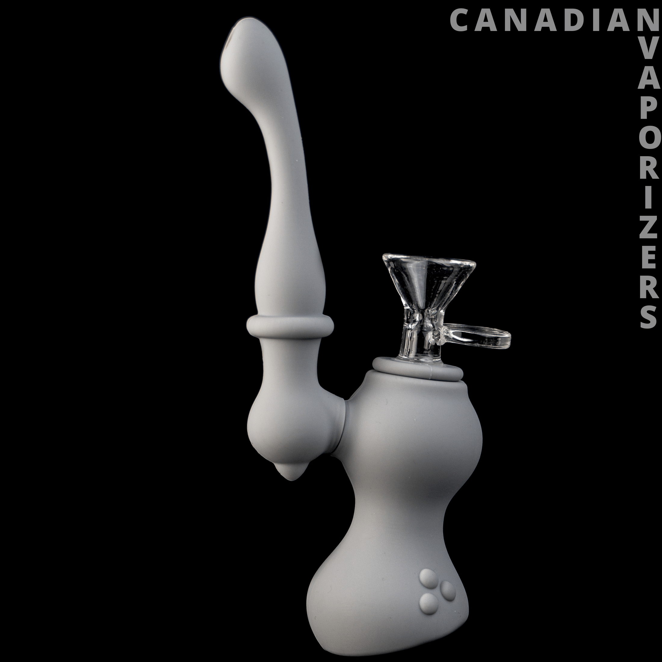 Grey | FLX Silicone Invertor Bong - Canadian Vaporizers