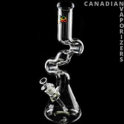 iRie | 7mm Thick 16&quot; Loop-D-Loop Beaker Tube - Canadian Vaporizers