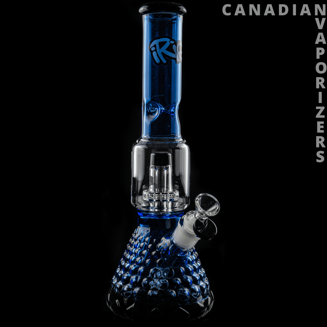 iRie | Blue Dual Chamber Beaker Tube - Canadian Vaporizers