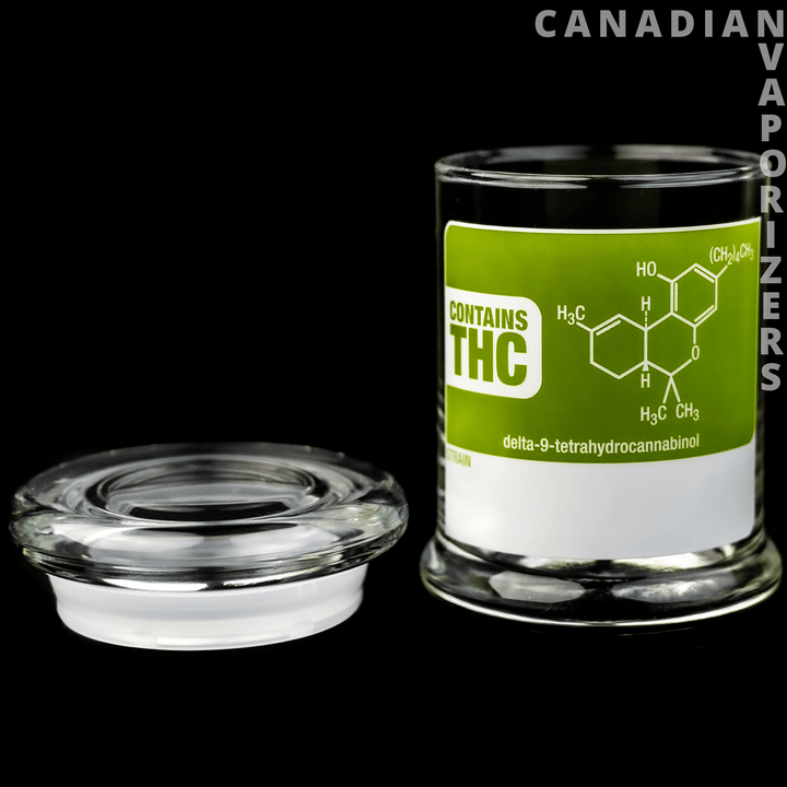 Large Pop-Top Jar THC - Canadian Vaporizers