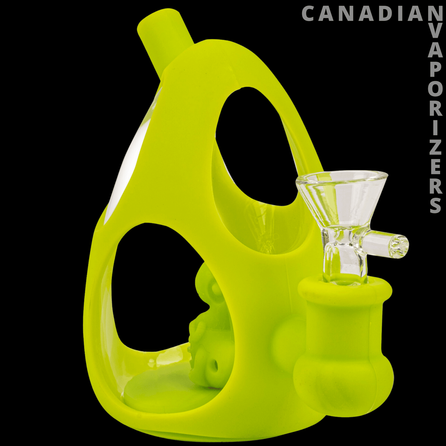 Lit Silicone 4.5&quot; Dinosaur Egg Bubbler - Canadian Vaporizers