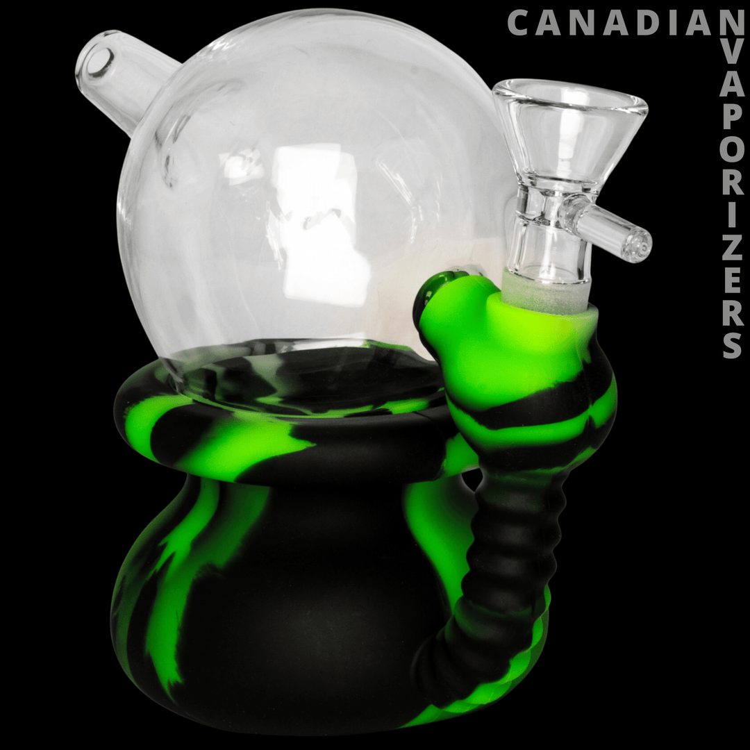 Lit Silicone 5" Gumball Bubbler - Canadian Vaporizers