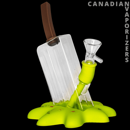 Lit Silicone 7&quot; Popsicle Bubbler - Canadian Vaporizers