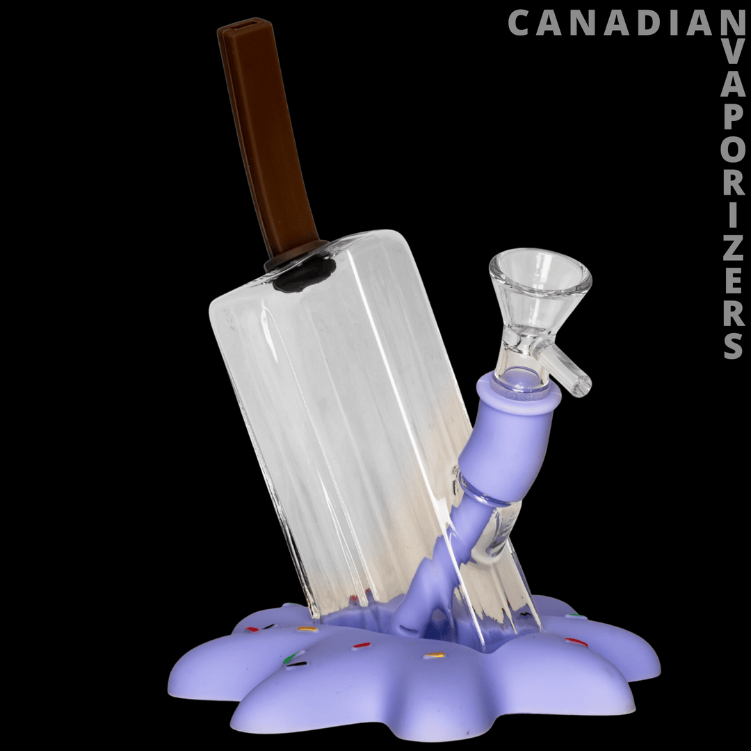 Lit Silicone 7" Popsicle Bubbler - Canadian Vaporizers