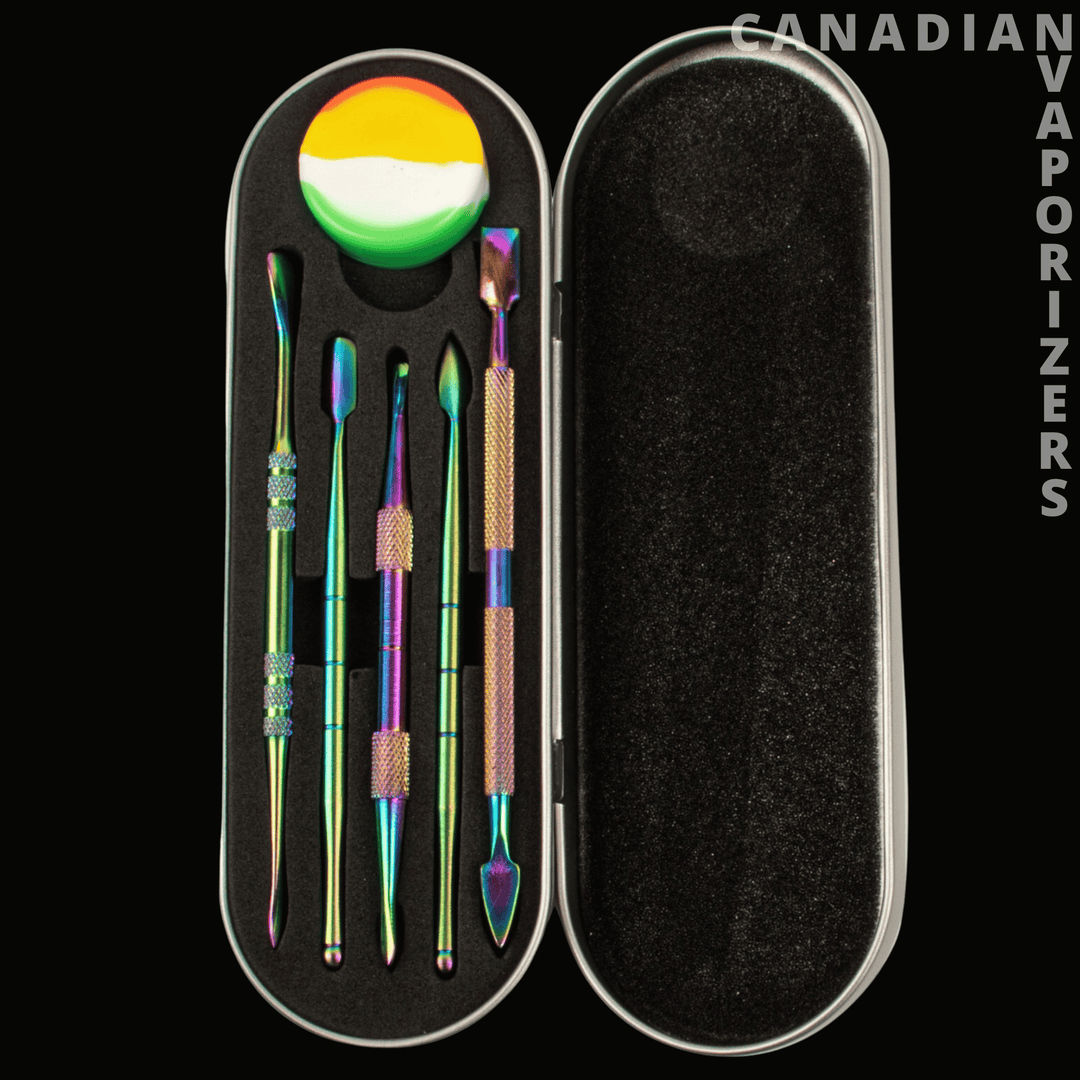 Lit Silicone Anodized Dabber Set - Canadian Vaporizers