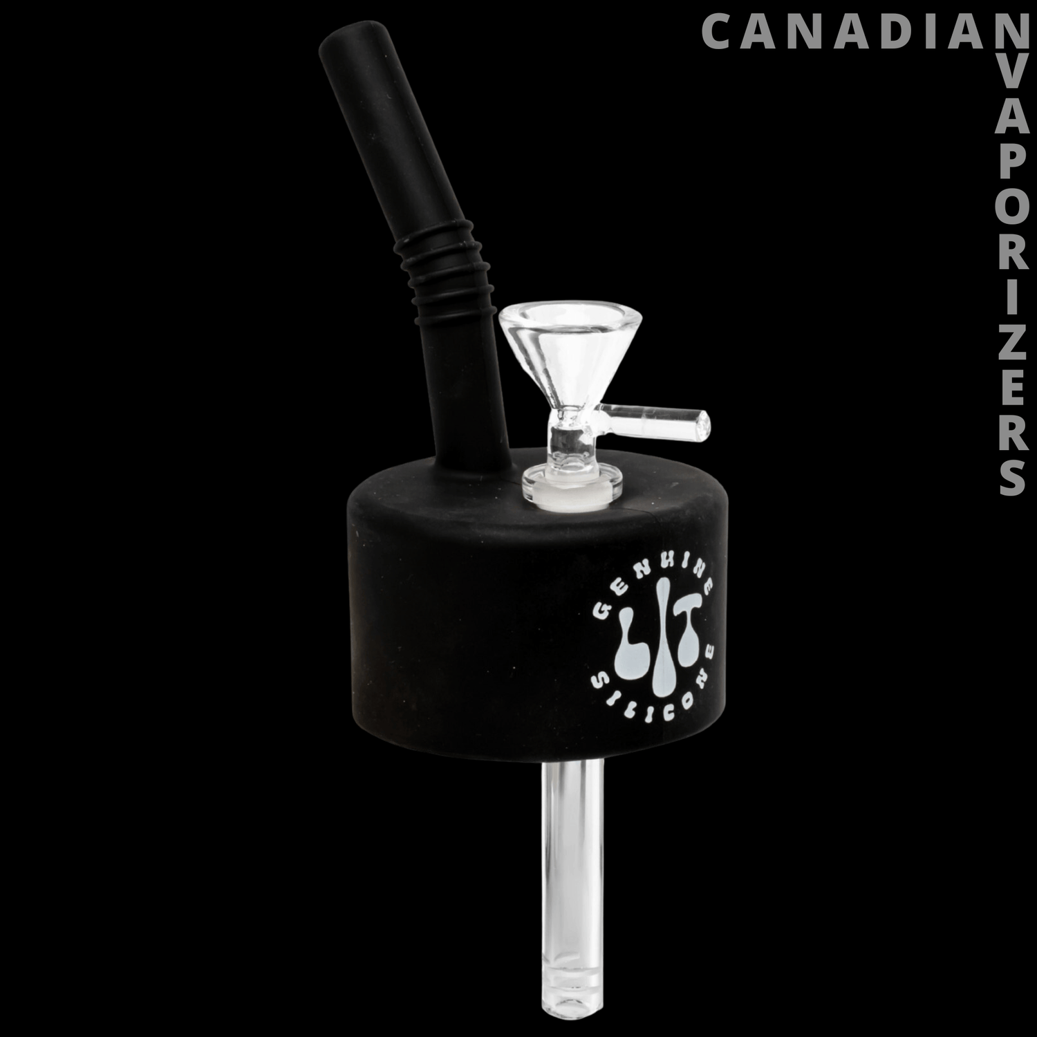 Lit Silicone Pop Can to Water Pipe Adapter - Canadian Vaporizers