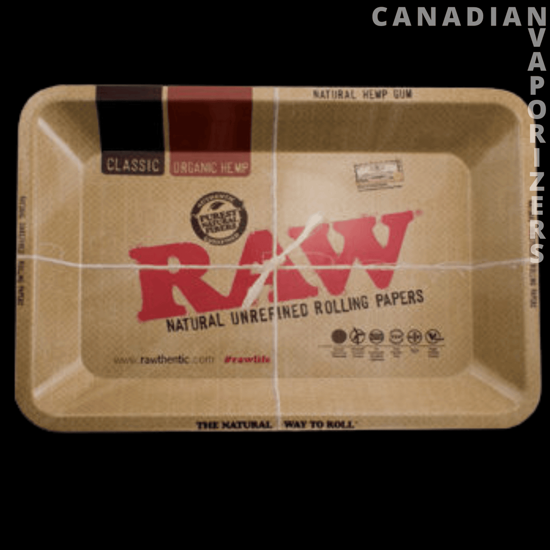 Mini Raw Metal Rolling Tray - Canadian Vaporizers