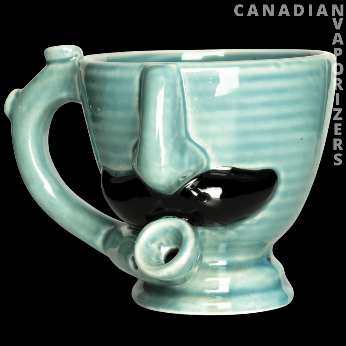 Moustache Guy Mug Pipe - Canadian Vaporizers