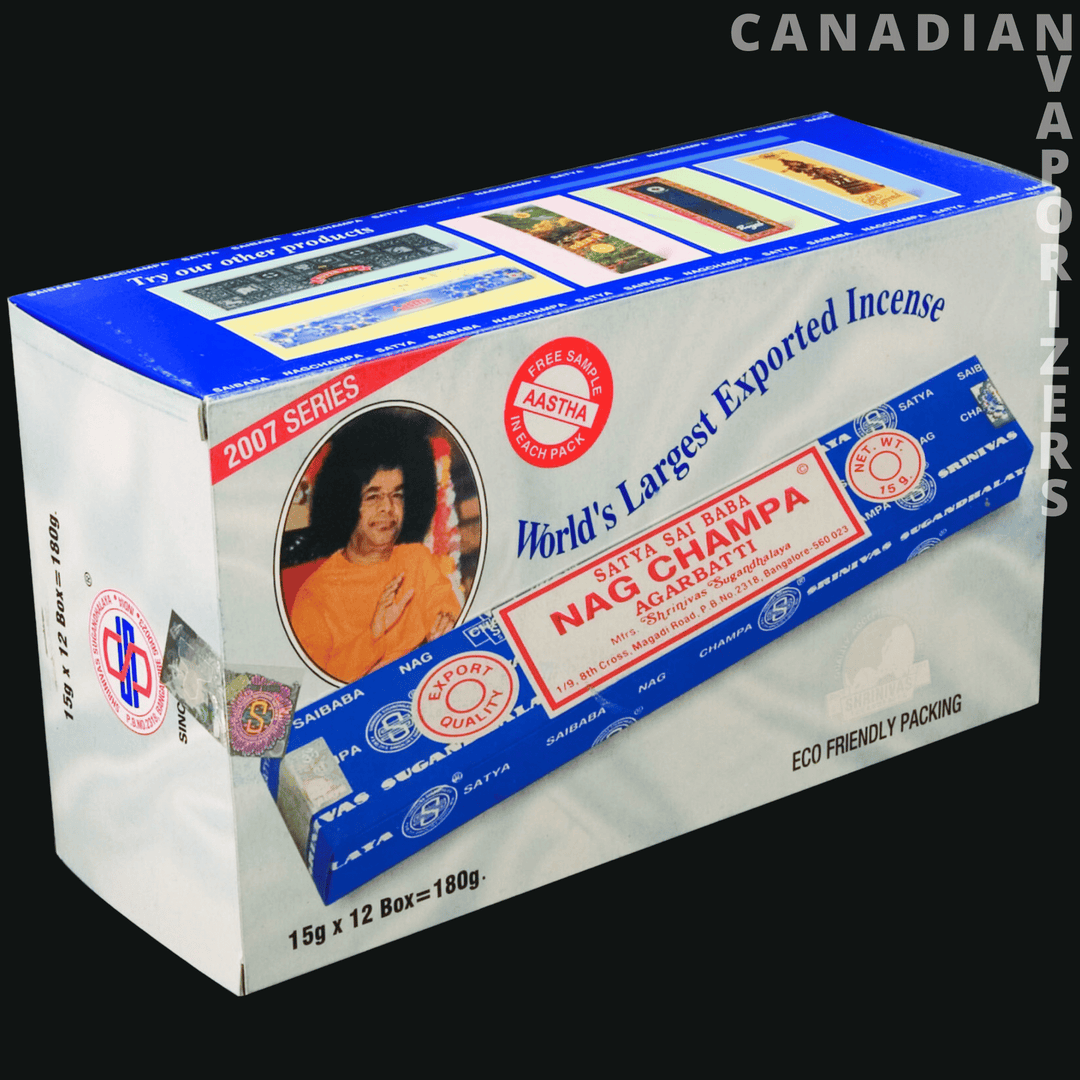 Nag Champa Incense (6 Packs of 100g) - Canadian Vaporizers