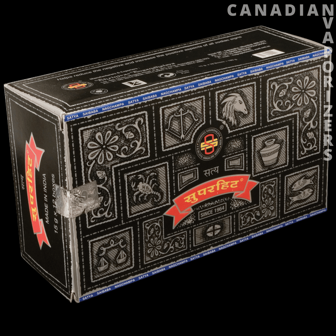 Nag Champa Super Hit Incense (12 Packs of 15g) - Canadian Vaporizers