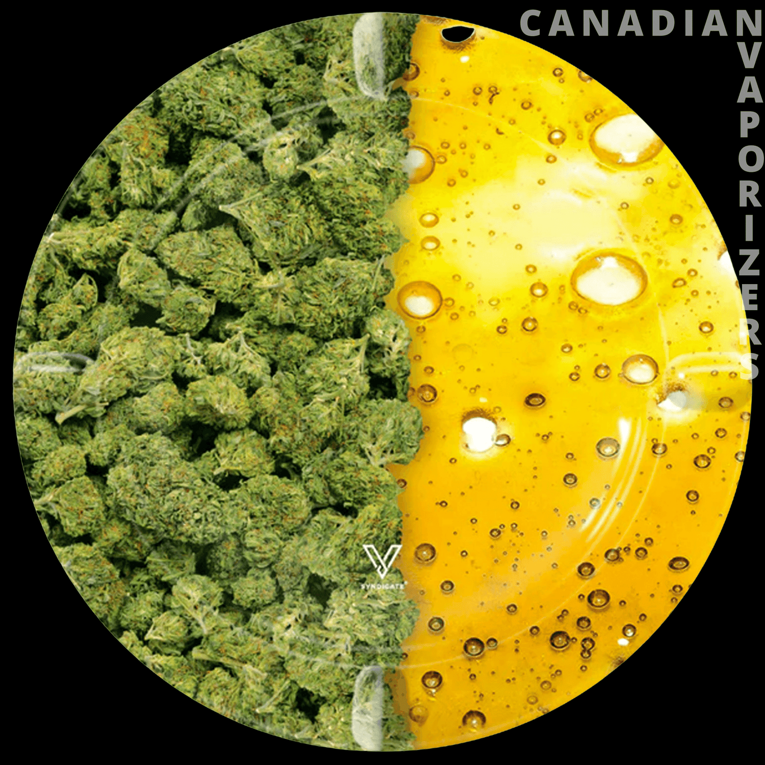 Oil &amp; Buds Metal Ashtray - Canadian Vaporizers