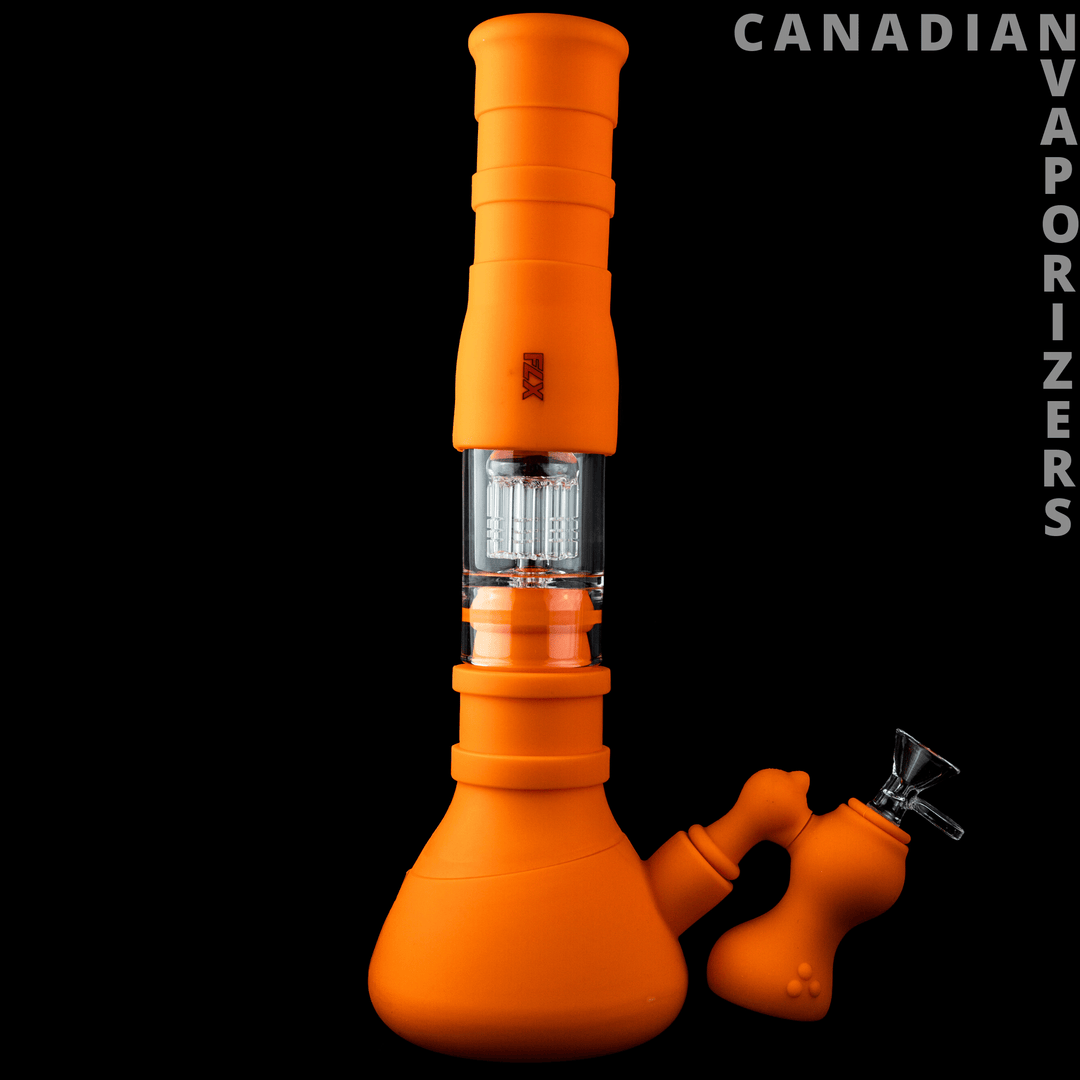 Orange | FLX Silicone Invertor Bong - Canadian Vaporizers