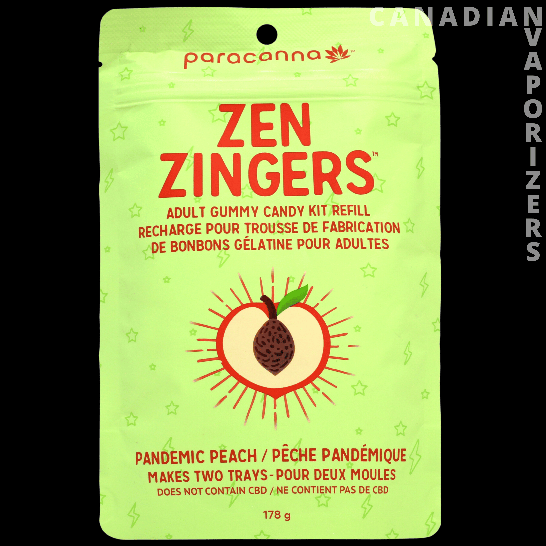 Paracanna Zen Zingers Gummy Mix Refill - Canadian Vaporizers