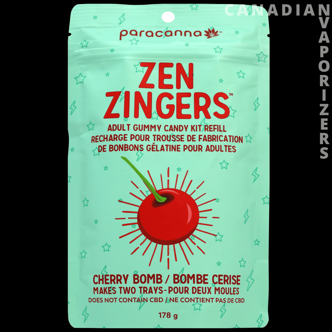 Paracanna Zen Zingers Gummy Mix Refill - Canadian Vaporizers