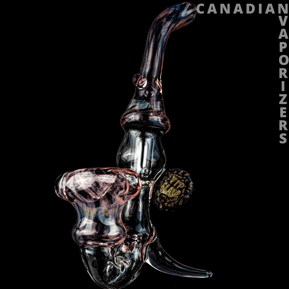 PINK VIP GLASS BUBBLER - Canadian Vaporizers
