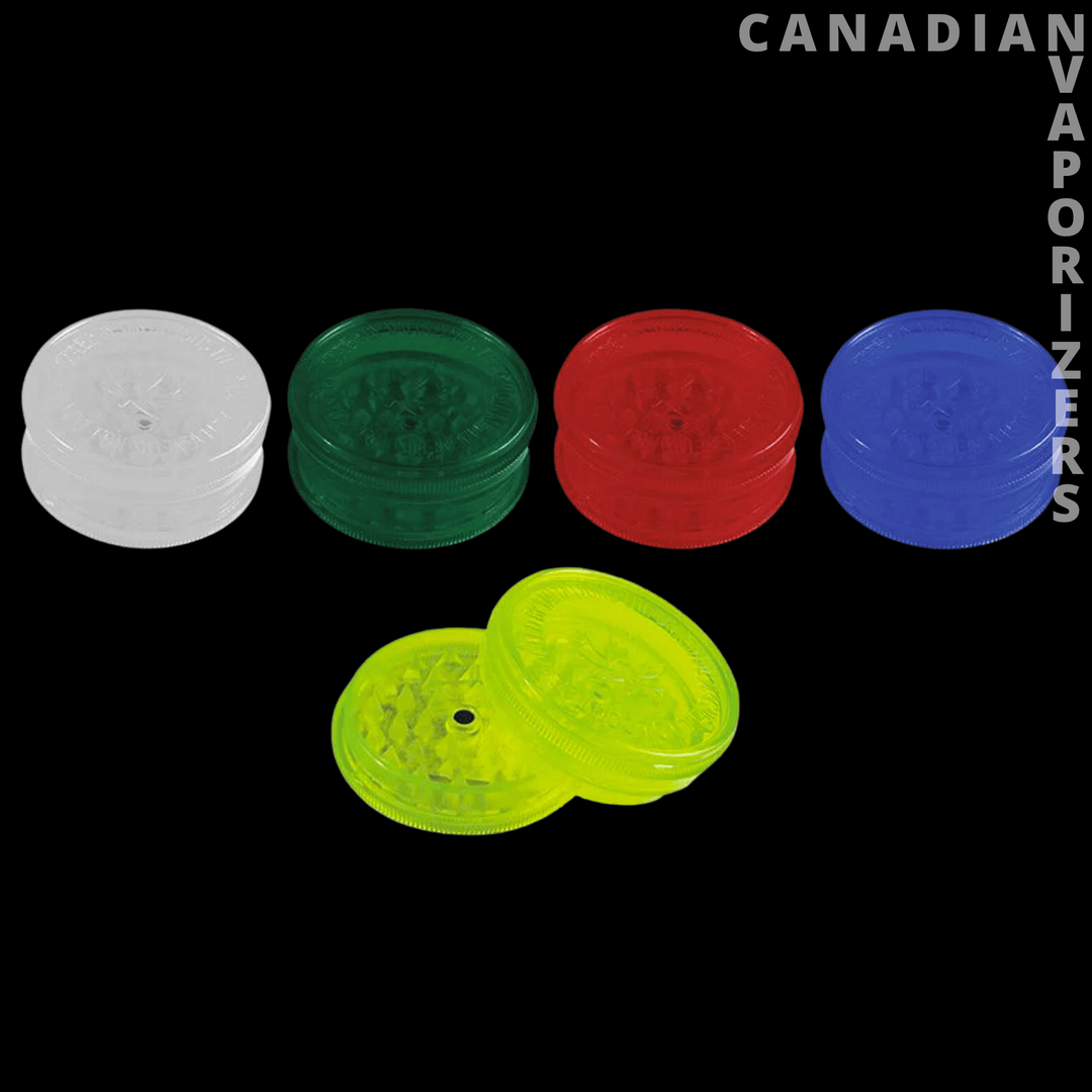Plastic Magnetic Grinders (Display of 16) - Canadian Vaporizers