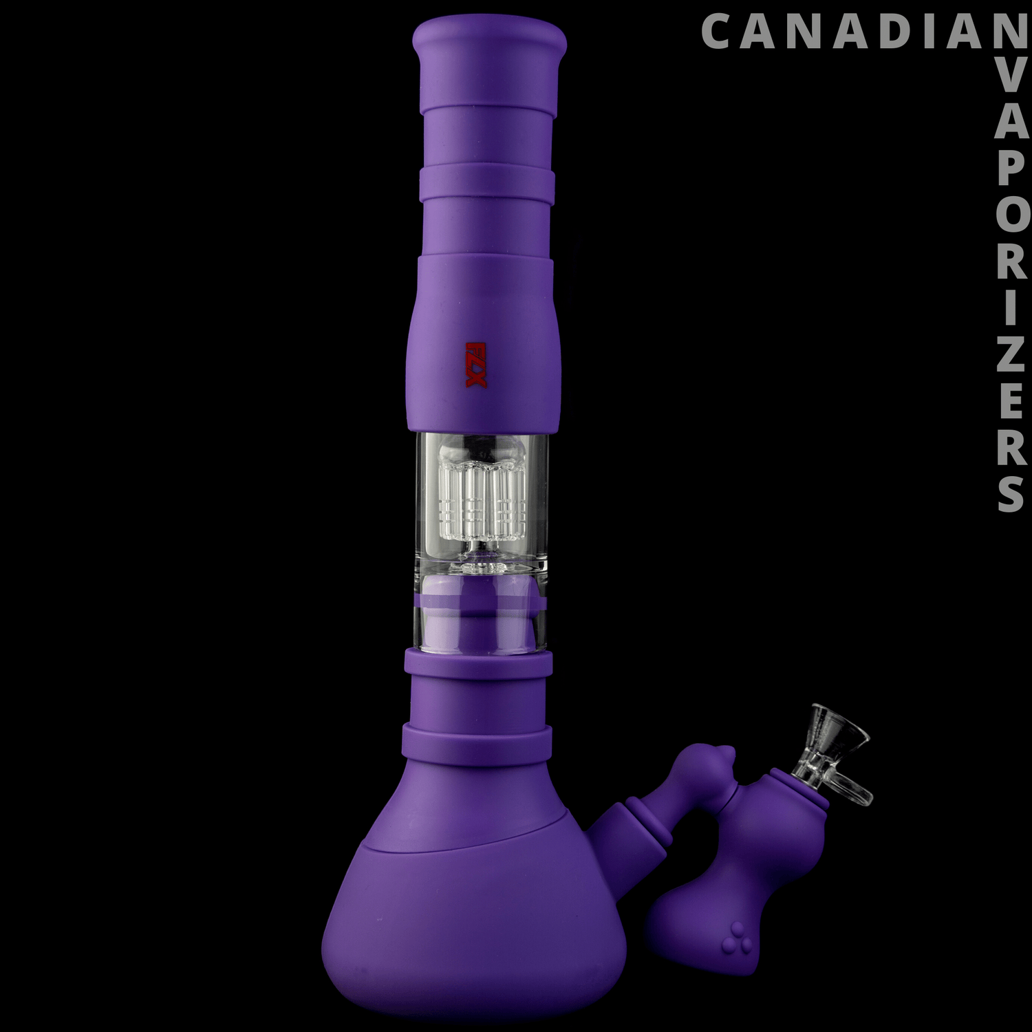 Purple | FLX Silicone Invertor Bong - Canadian Vaporizers